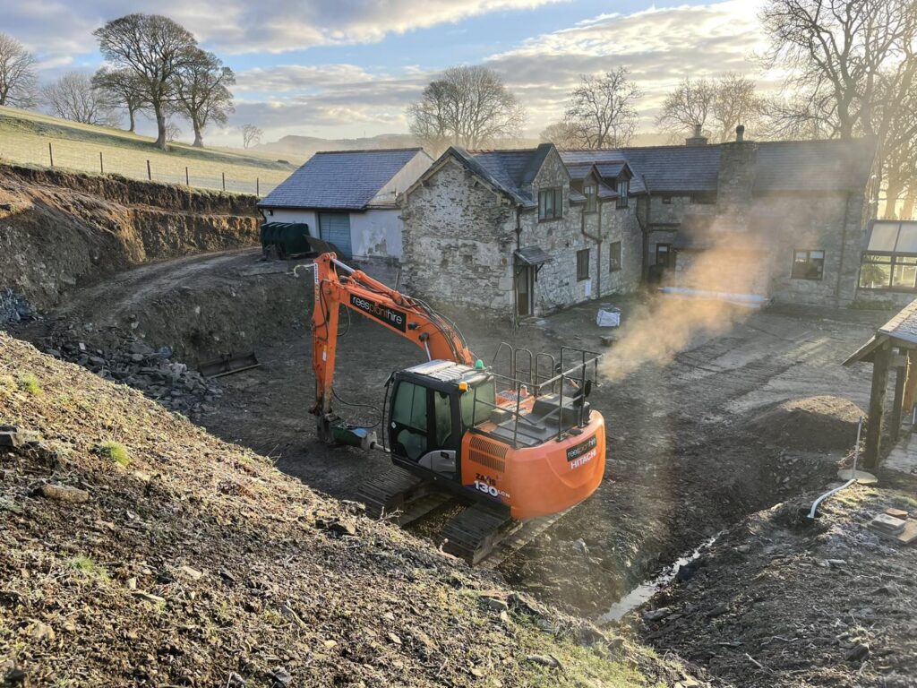 Ground works North Wales for excellent and trusted Groundworks and Driveways